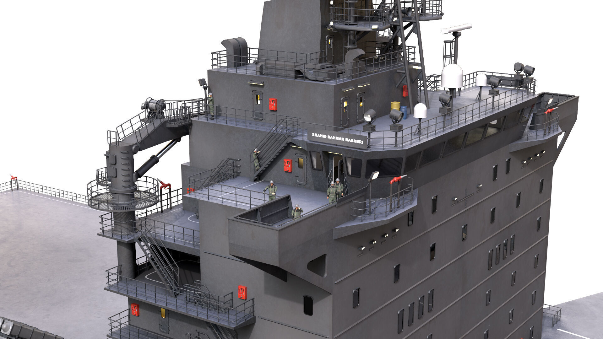 Drone Carrier 3D model_21