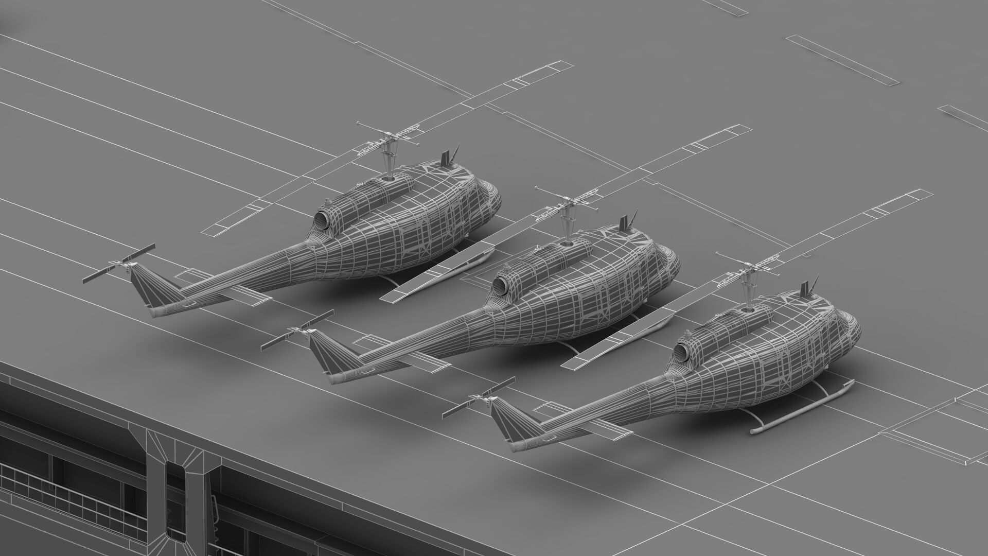 Drone Carrier 3D model_31