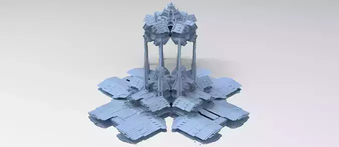 Luxor Sci fi Docking array tower 3