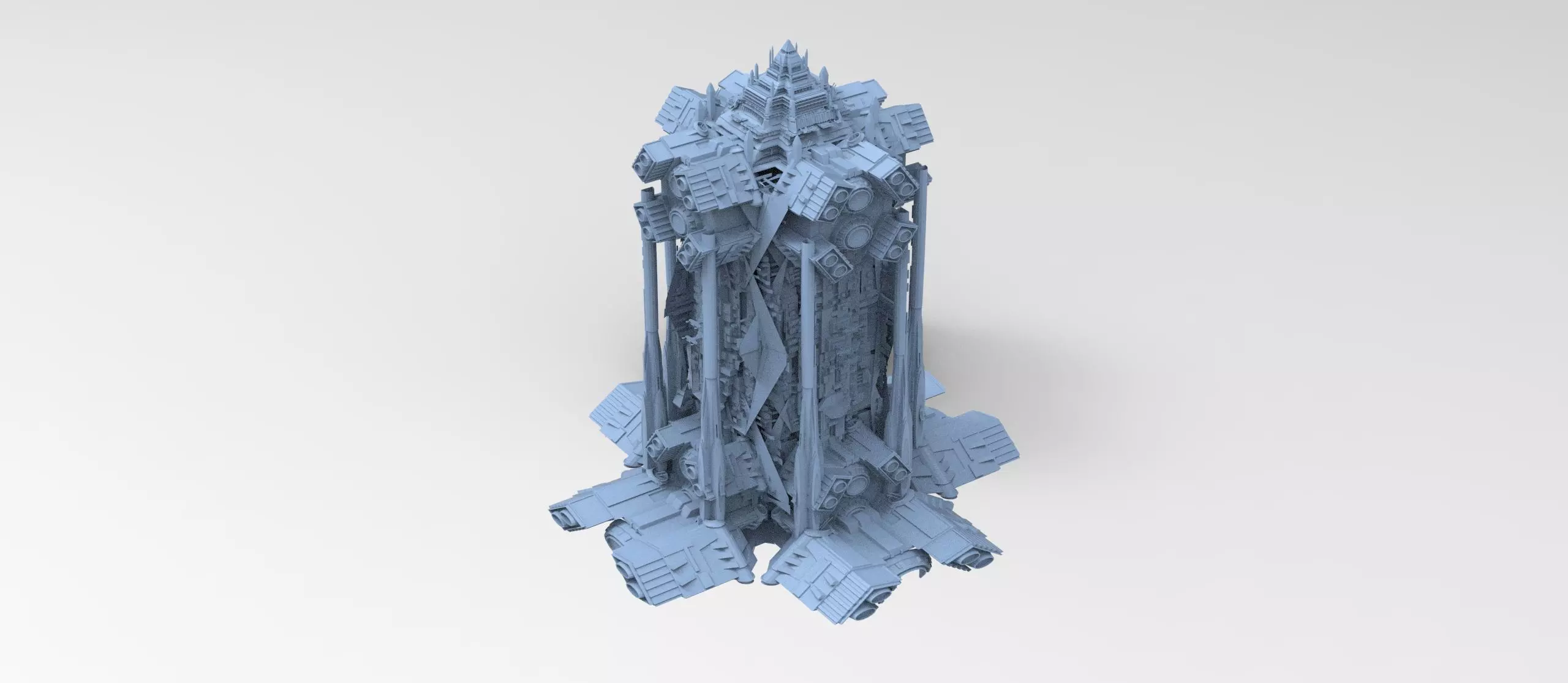 Luxor Sci fi Docking array pillar 3D model