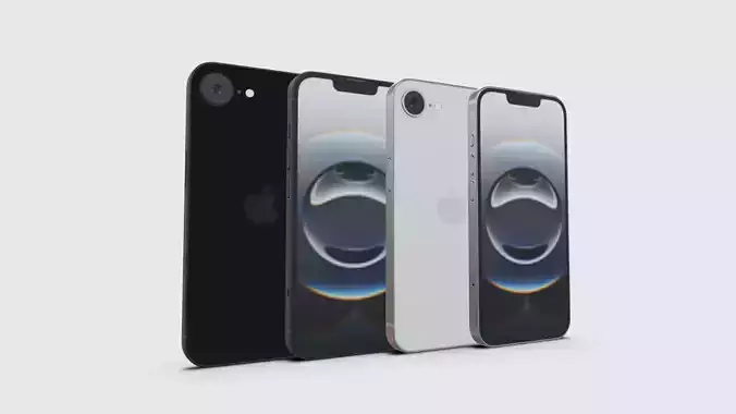 Apple iPhone 16e Black White