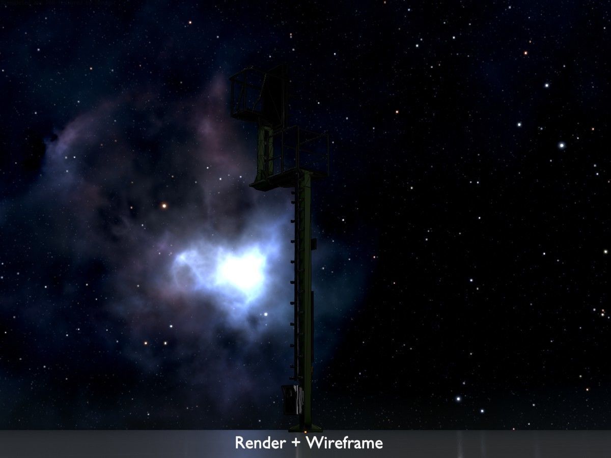 KS Railway Signal Post 7000mm all Versions 3D Model Collection_40