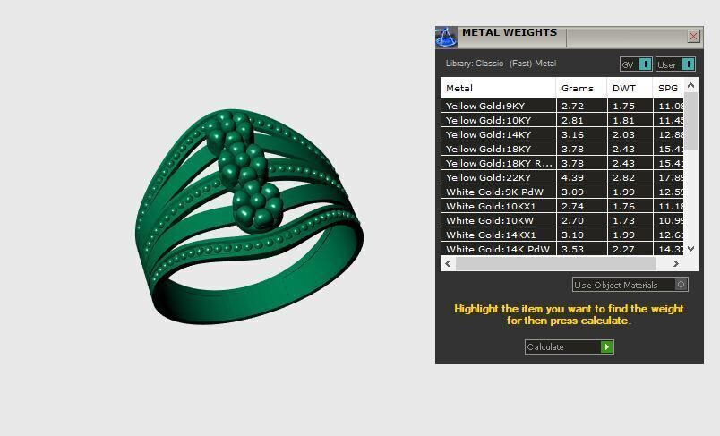 Flower Ring 3D print model_3