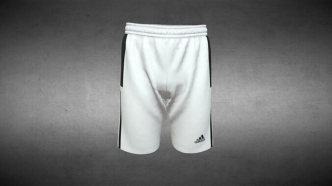 Adidas Mi Team 19 Woven Short In Low Poly Low-poly 3D model