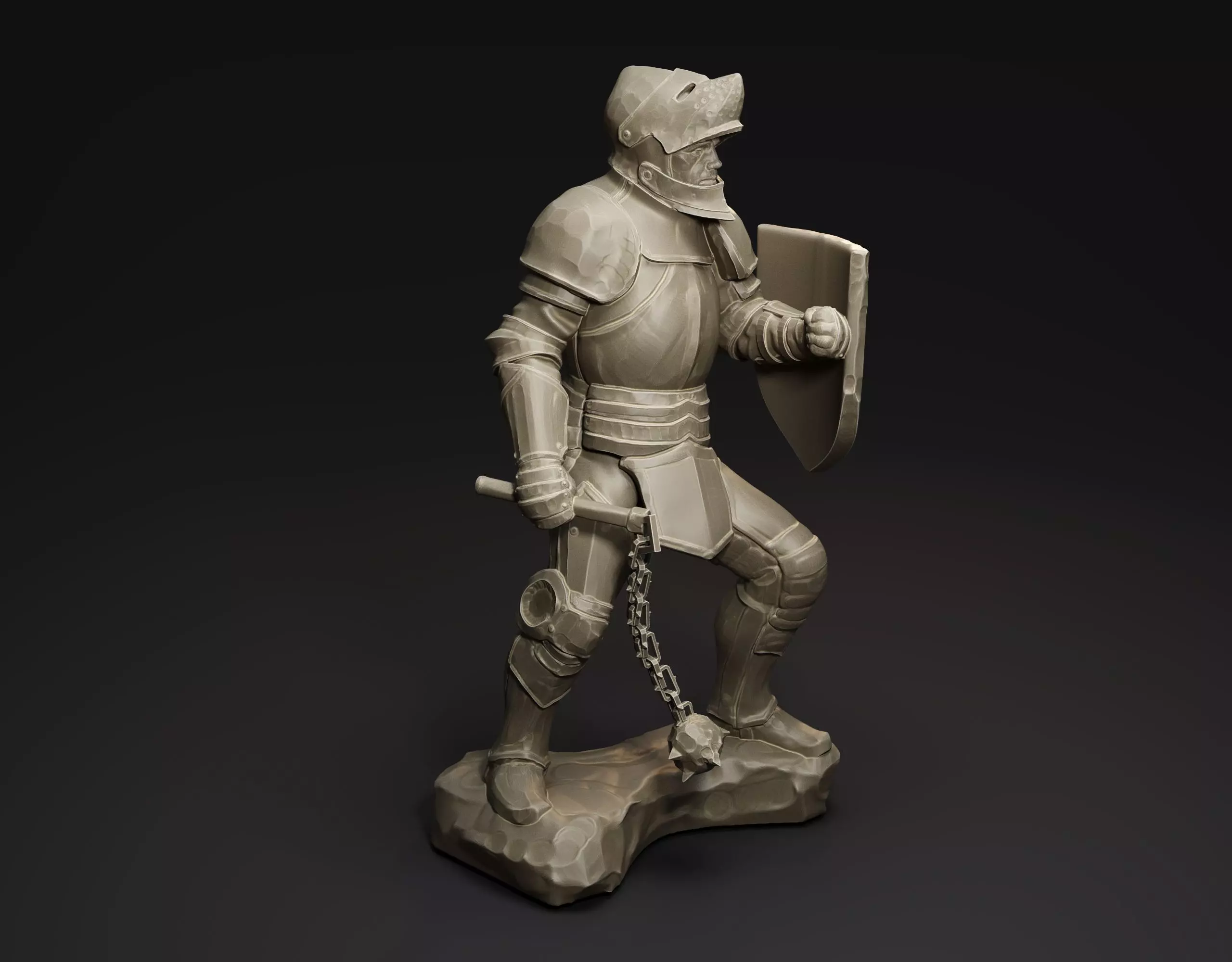 Knight 3D print model