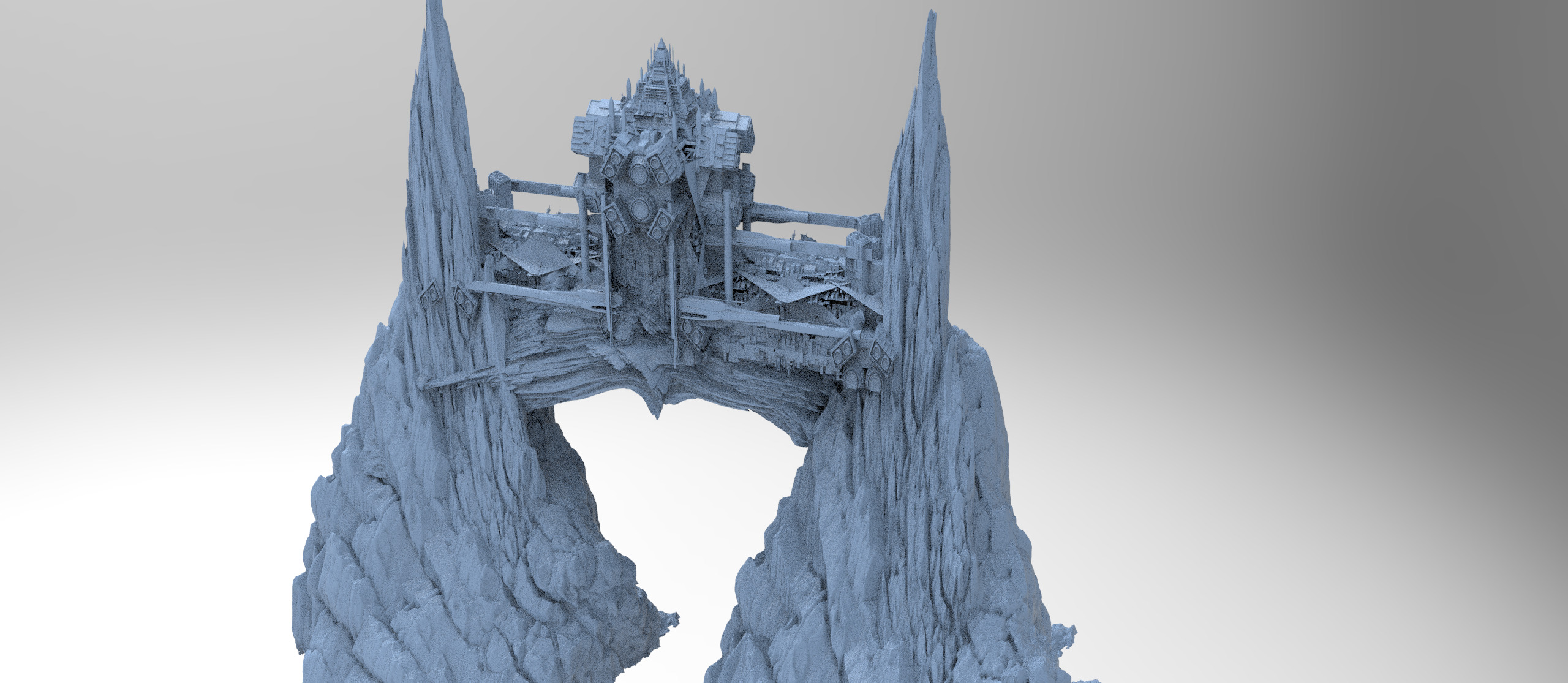 Nile River Sci fi Station 3 3D model_1