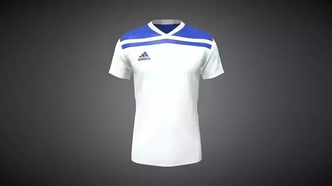ADIDAS REGISTA 18 JERSEY In Low Poly Low-poly 3D model