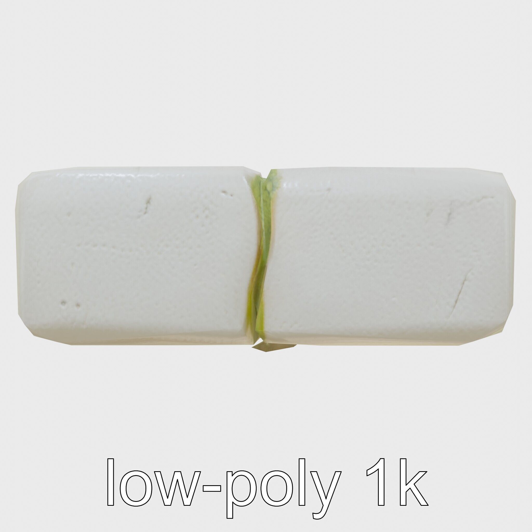 Smooth Cobblestone with Moss 3D model pack Low-poly 3D model_27