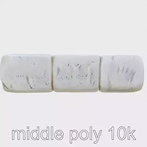 Intricate Carved Cobblestone Square model pack