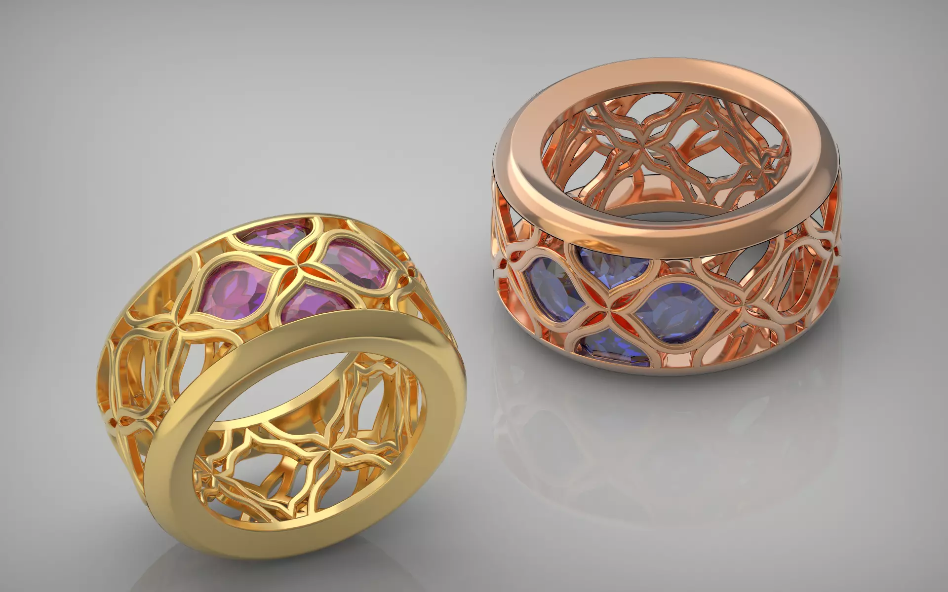 Chopard Imperiale Lace Ring   3D print model_0