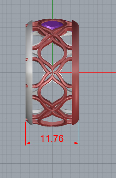 Chopard Imperiale Lace Ring   3D print model_2