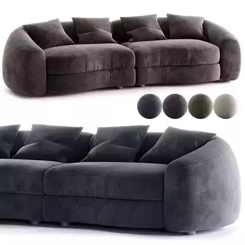 Fable Performance Fabric 3 Seater Sofa