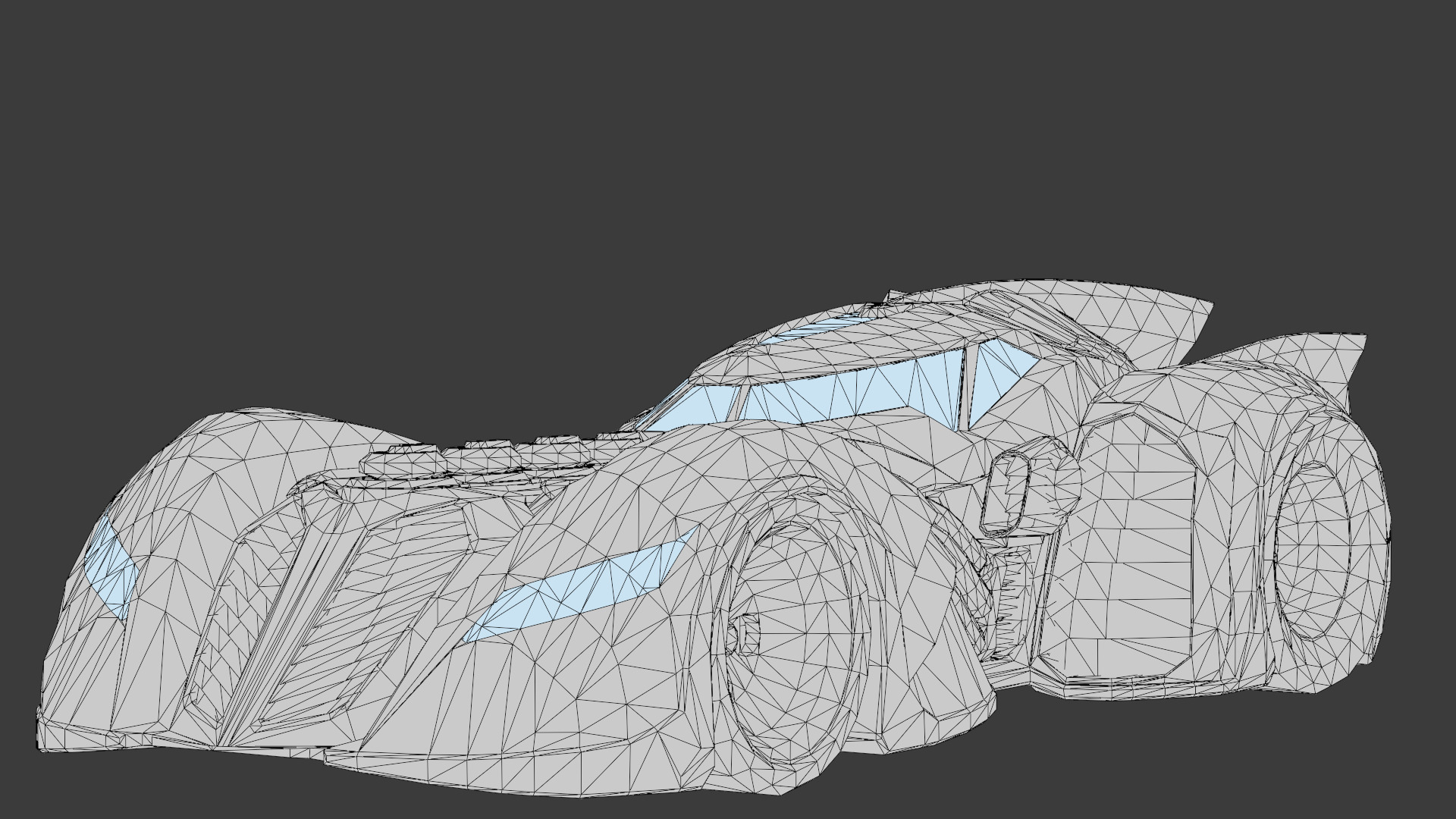 Batmobile 3D Model High-Quality Detailed Design Low-poly 3D model_15
