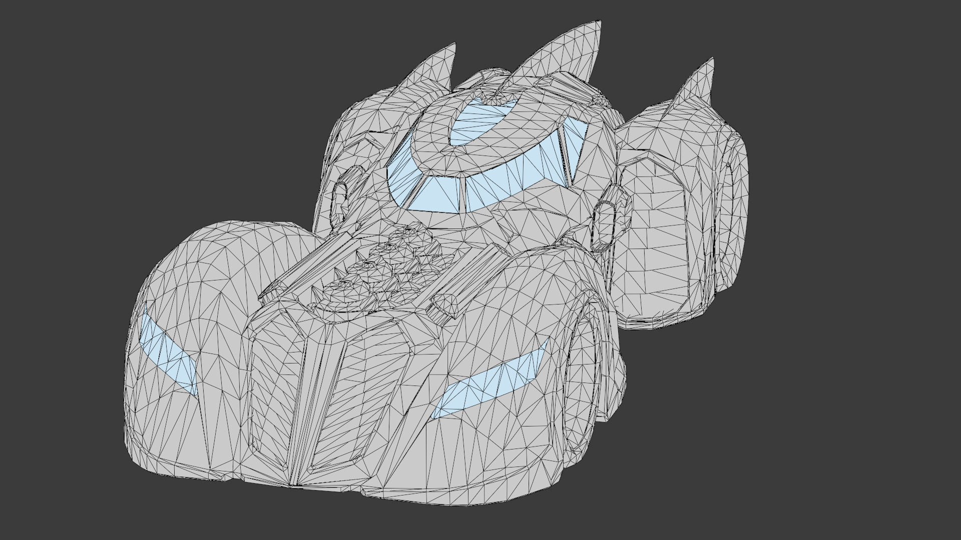 Batmobile 3D Model High-Quality Detailed Design Low-poly 3D model_19