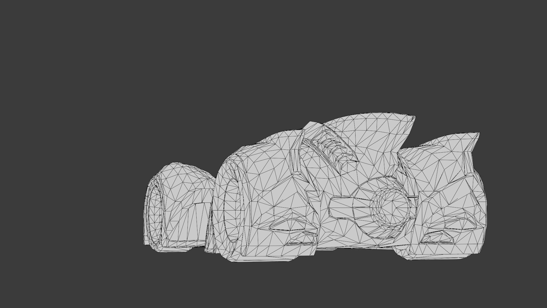 Batmobile 3D Model High-Quality Detailed Design Low-poly 3D model_17