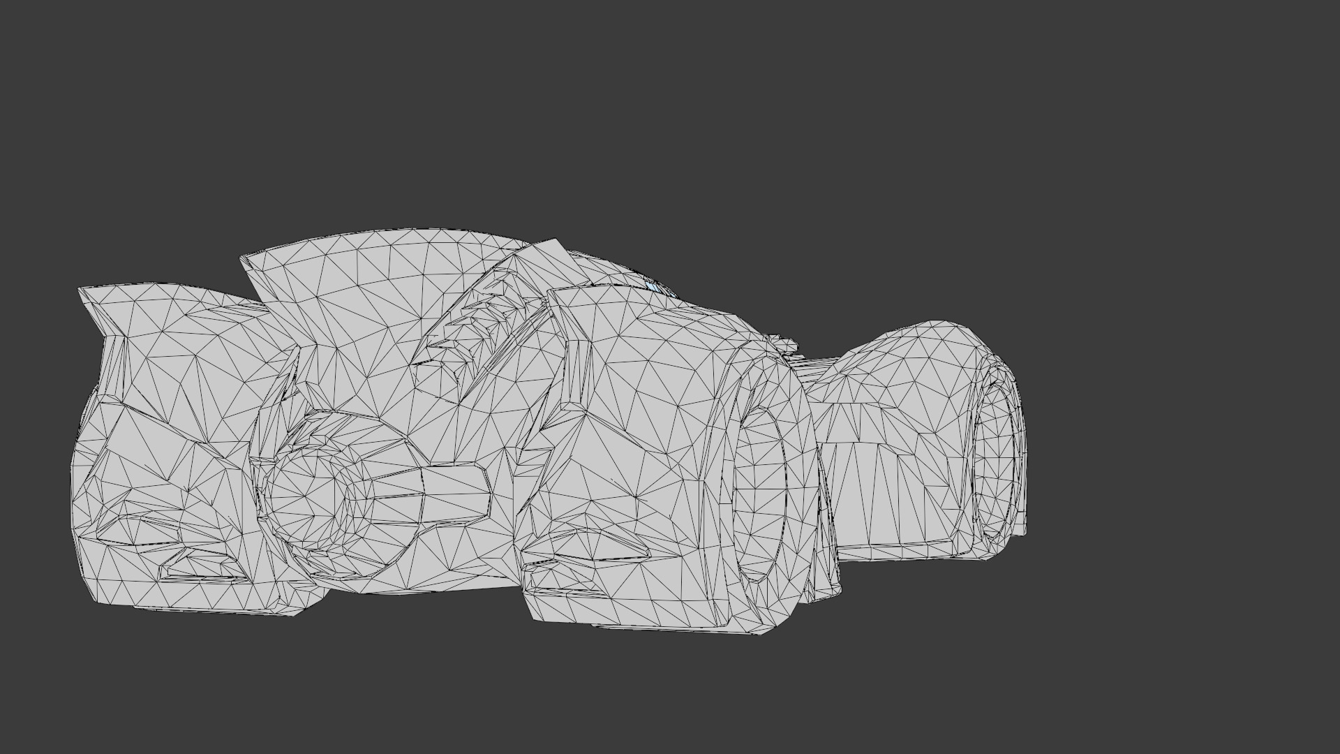 Batmobile 3D Model High-Quality Detailed Design Low-poly 3D model_16