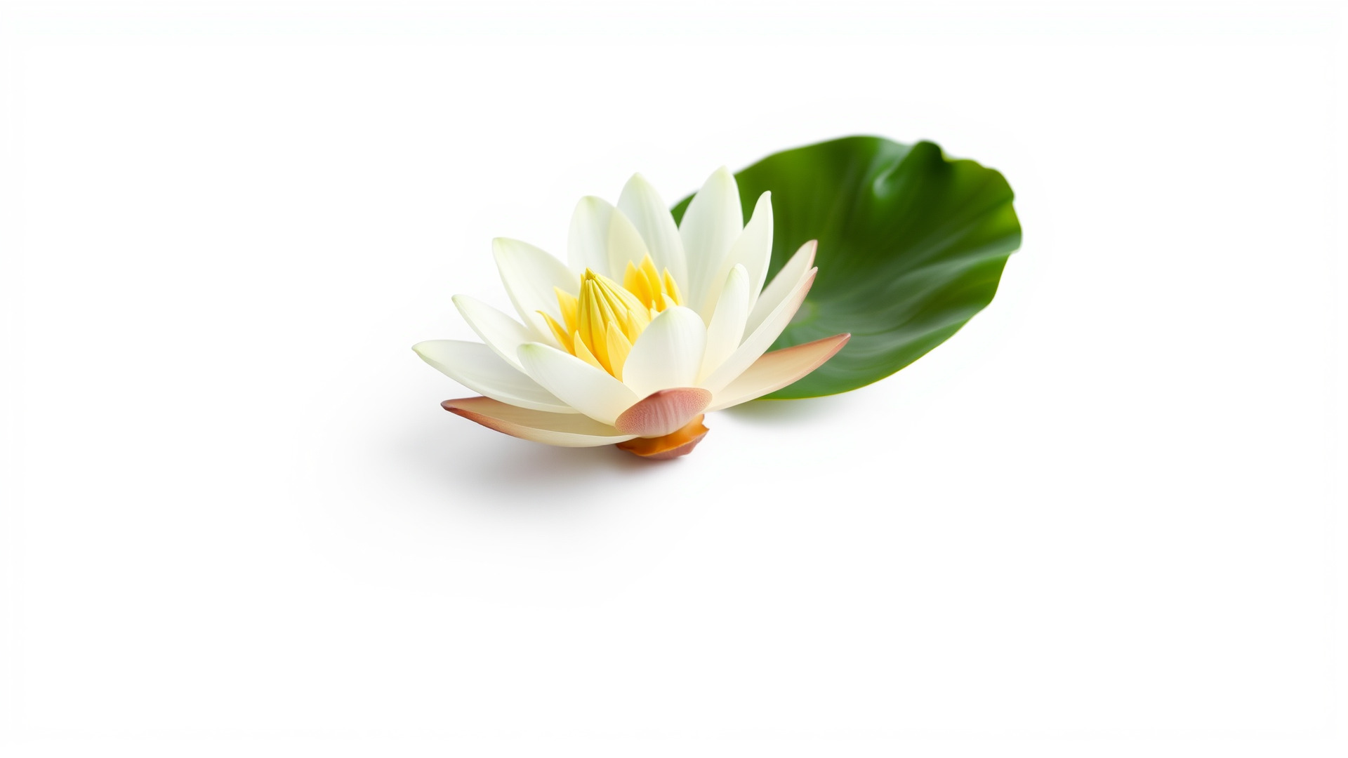Water Lily Yellow Flower Detailed Model Pack Low-poly 3D model_6