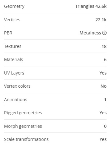 DemonSlayer Inosuke Low-poly 3D model_14
