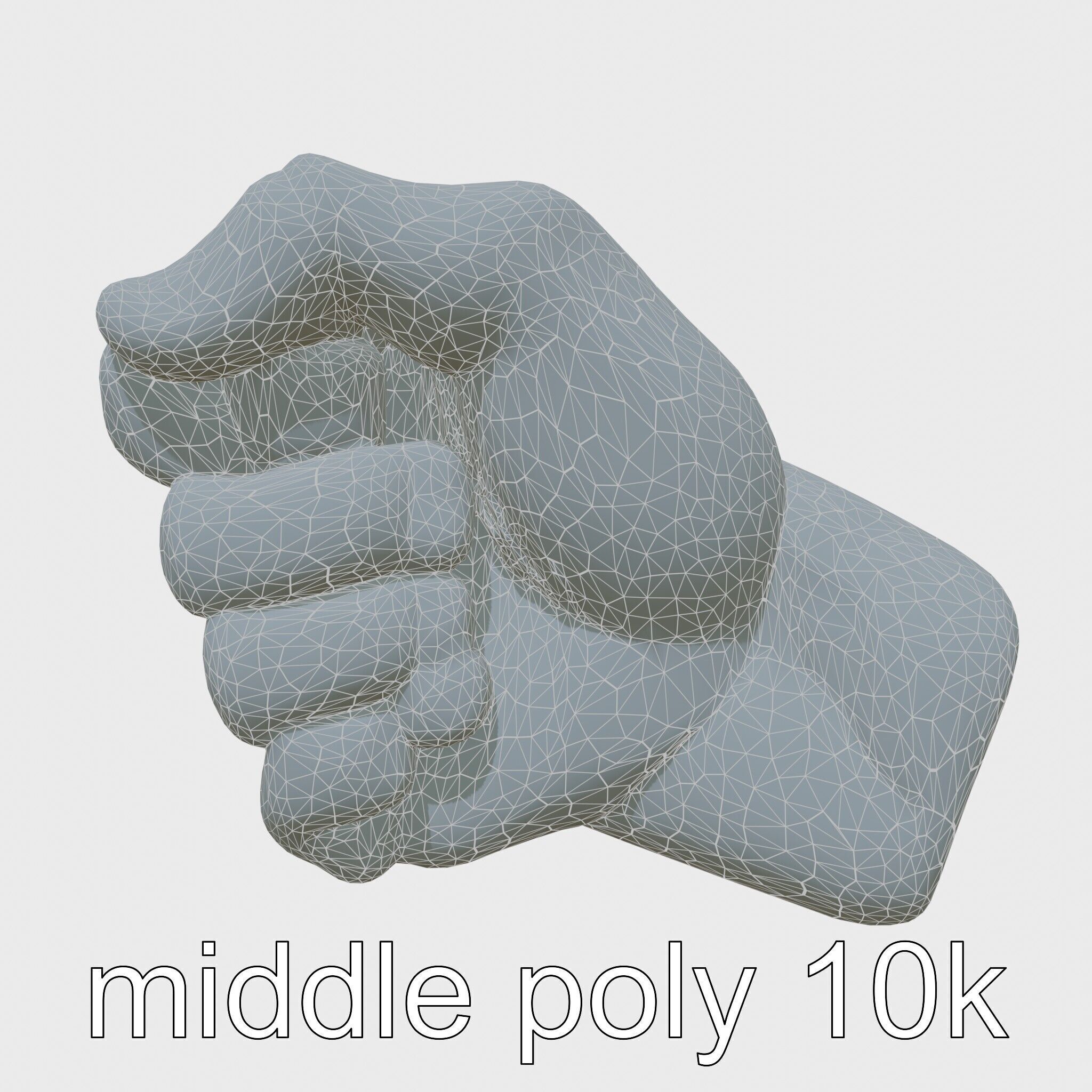 Strength Detailed Fist model pack for empowerment projects Low-poly 3D model_27
