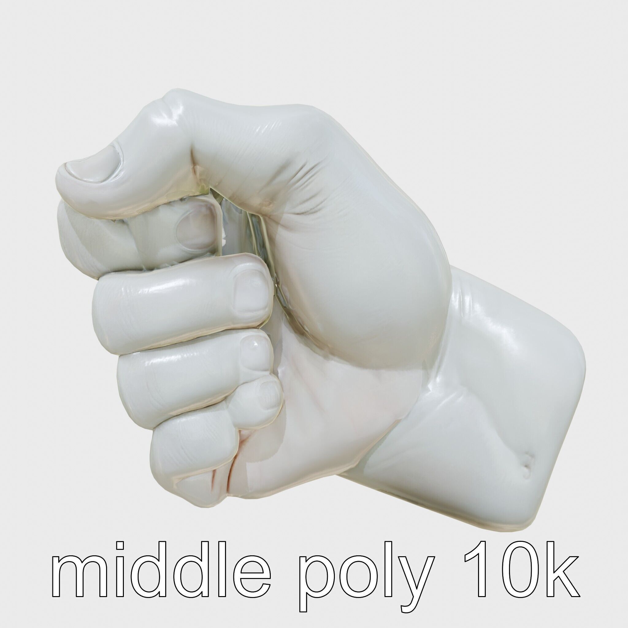 Strength Detailed Fist model pack for empowerment projects Low-poly 3D model_24