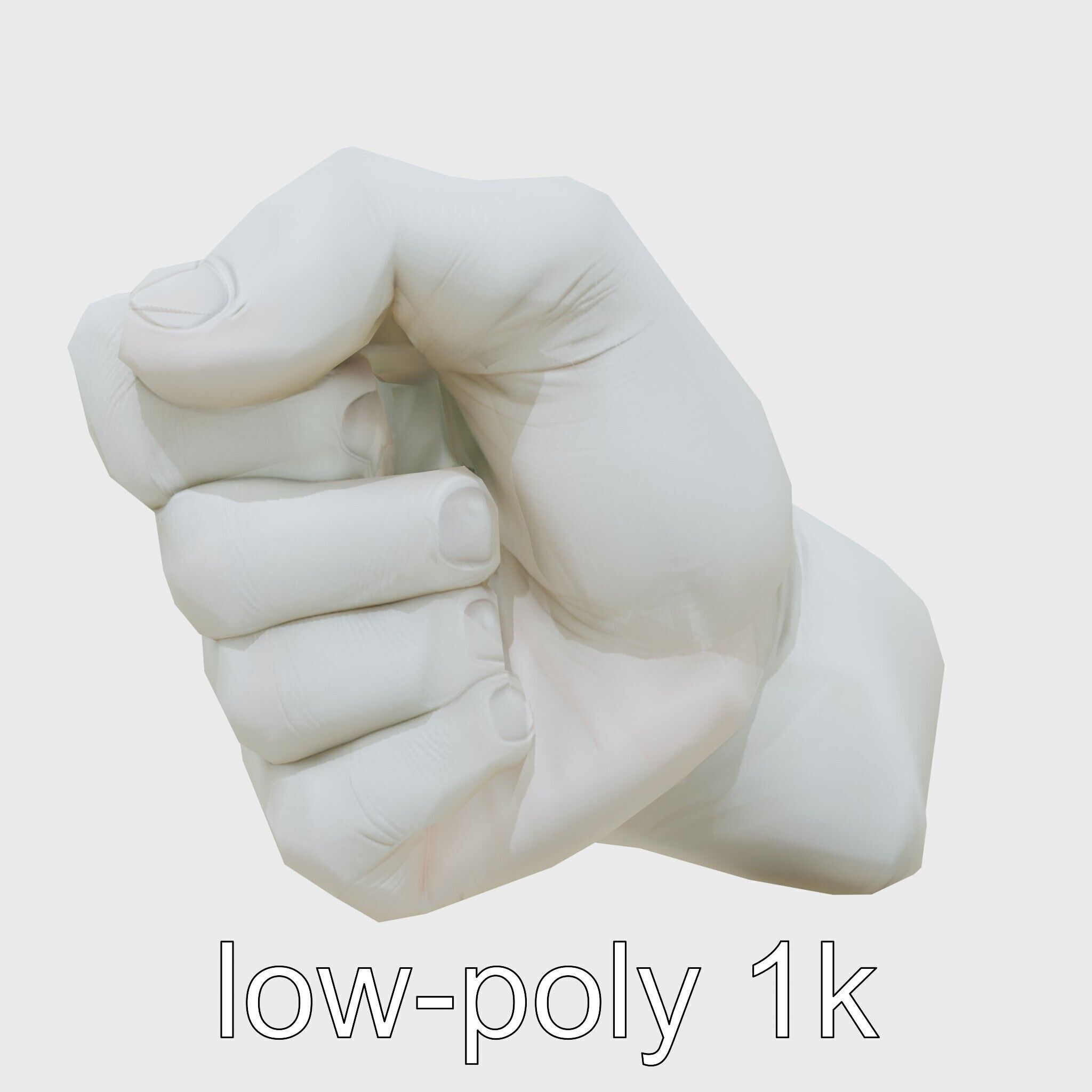 Strength Detailed Fist model pack for empowerment projects Low-poly 3D model_23