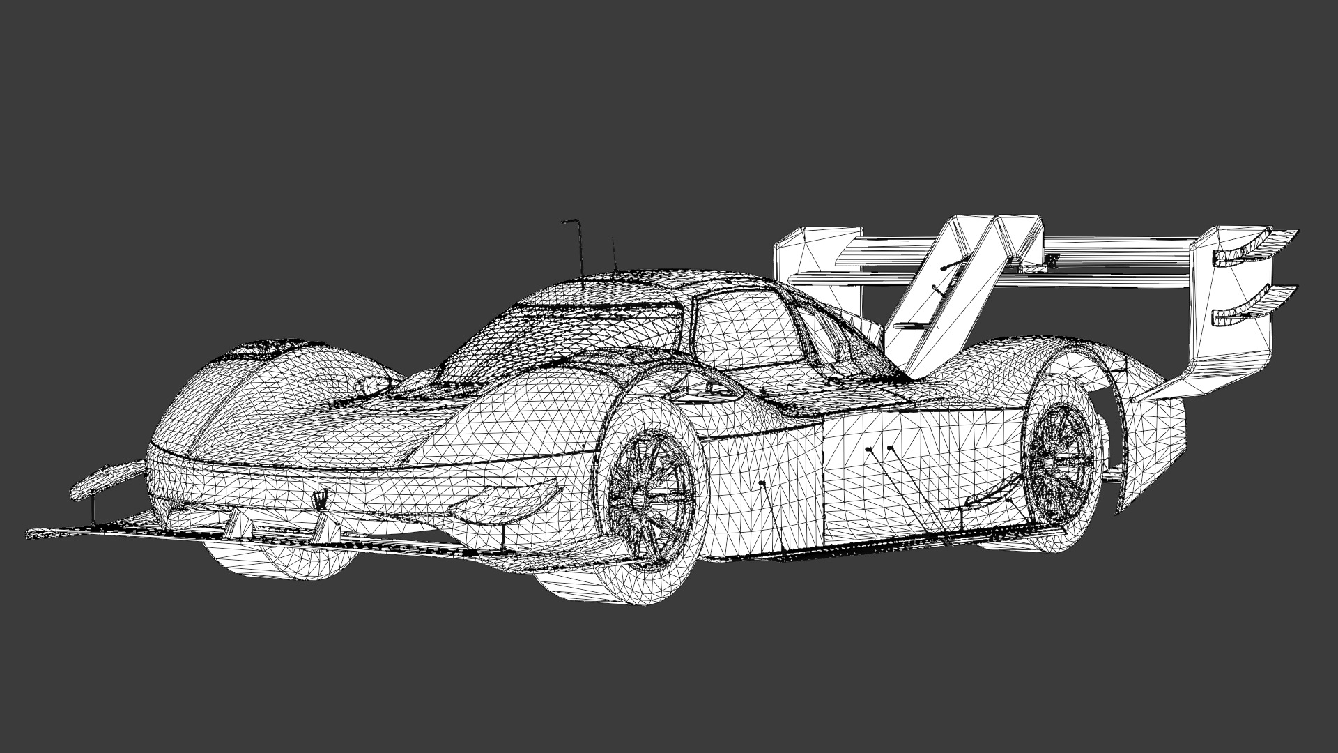 Volkswagen Pikes Peak 3D Model High-Quality Detailed Design  Low-poly 3D model_12