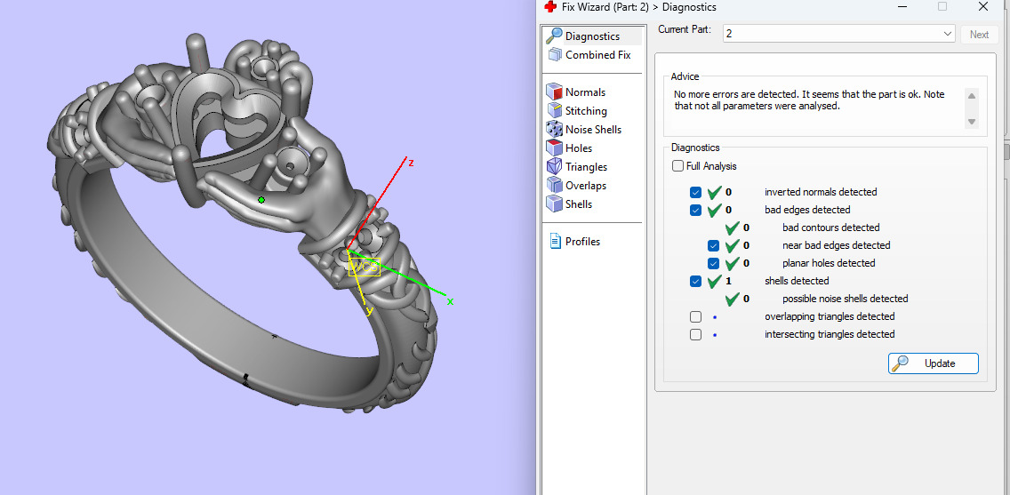 claddagh ring 11 3D print model_5