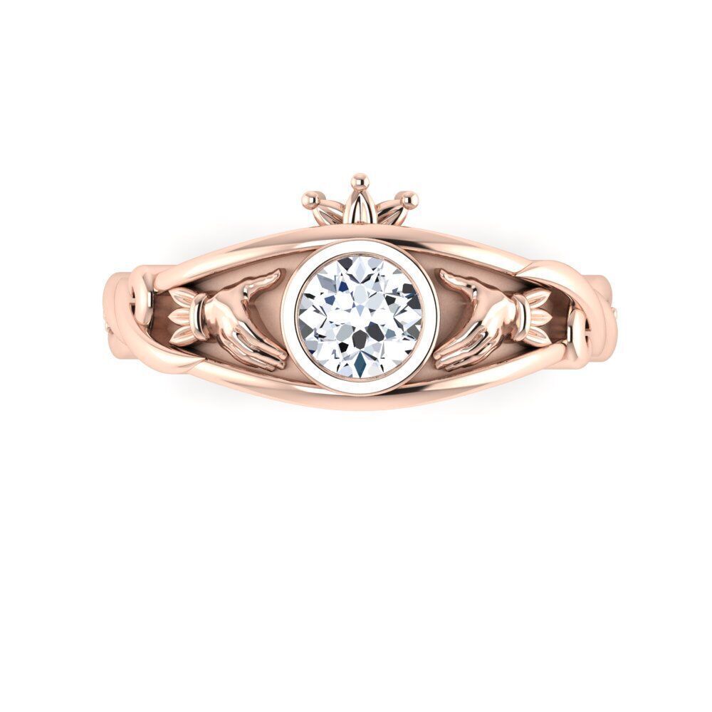 claddagh ring 12 3D print model_1