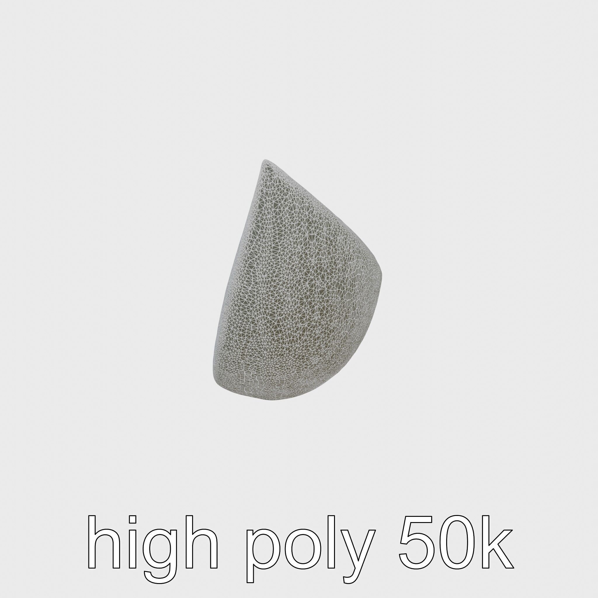 Sweet Melon Slice model pack Low-poly 3D model_8