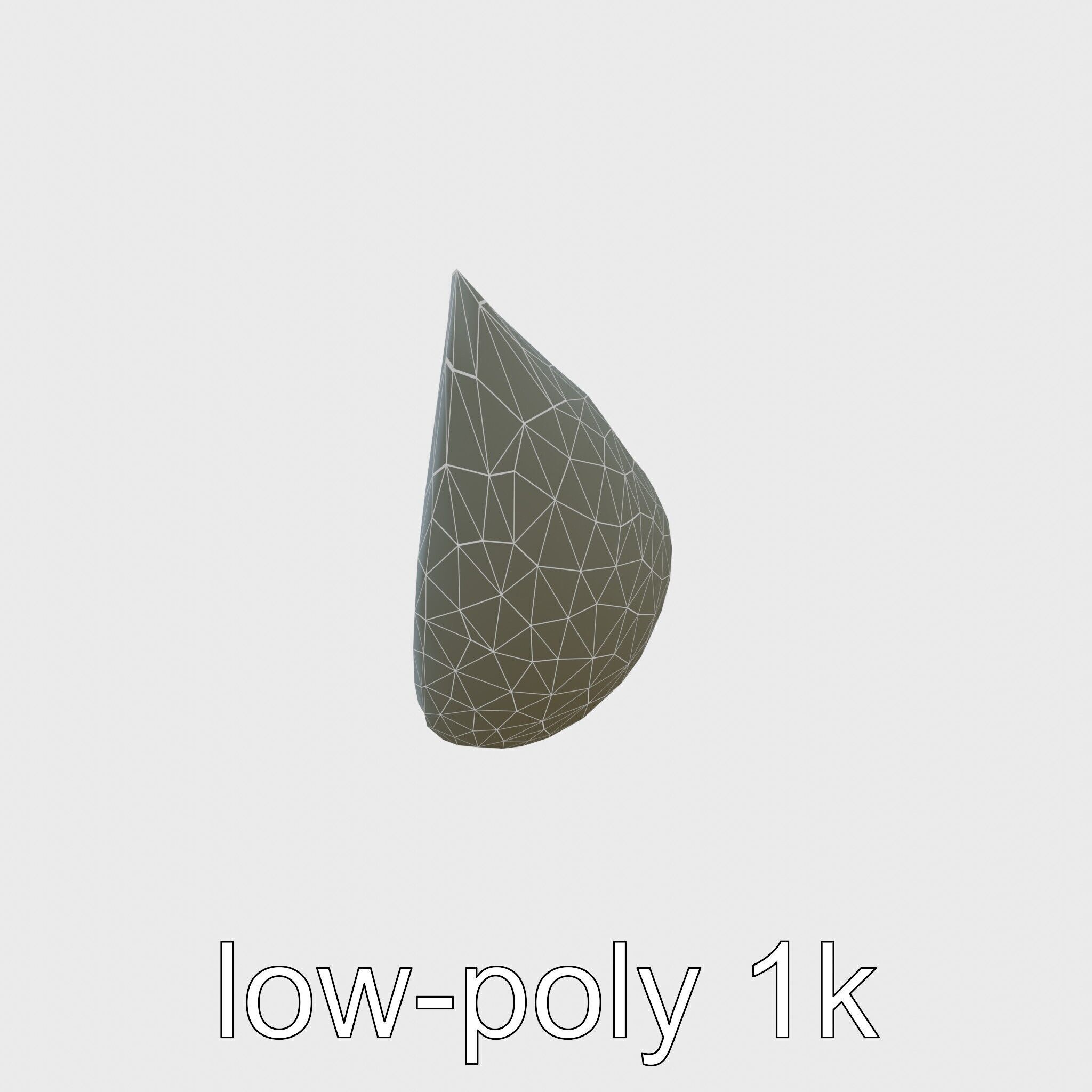 Sweet Melon Slice model pack Low-poly 3D model_10