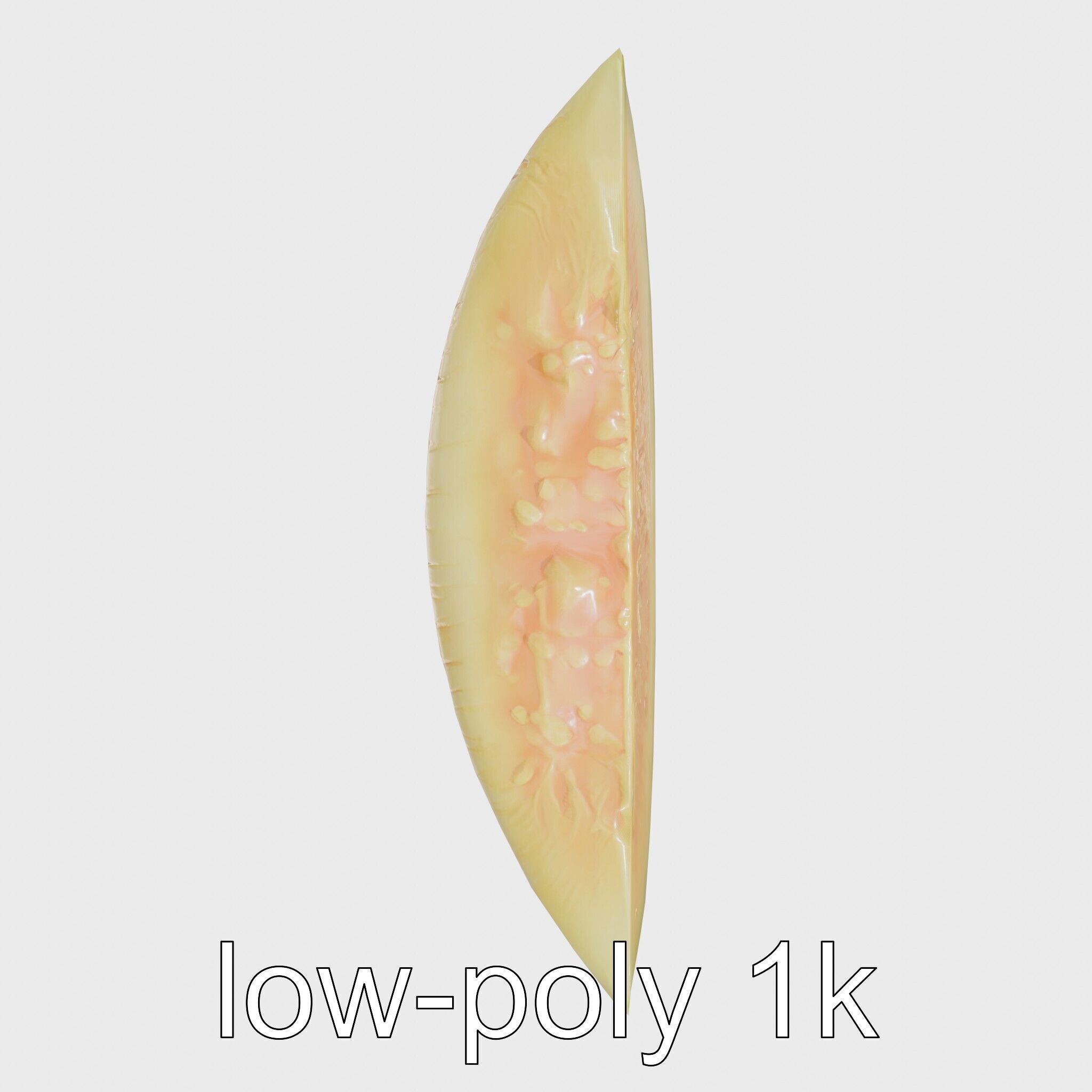 Sweet Melon Slice model pack Low-poly 3D model_15