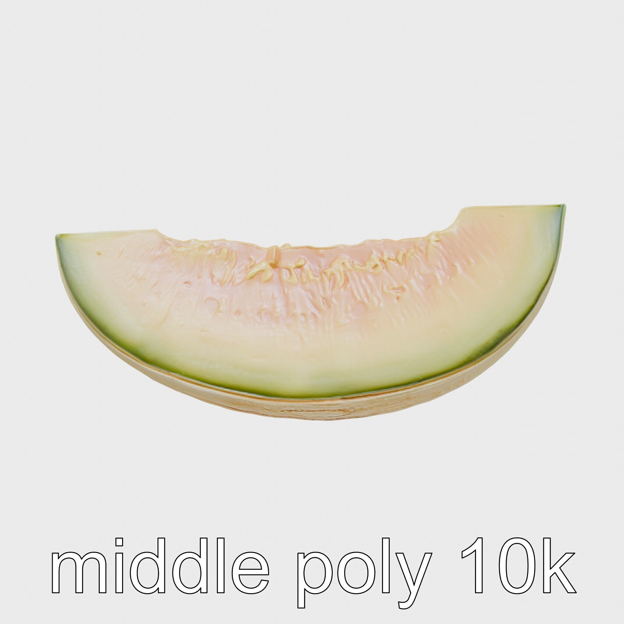 Sweet Melon Slice model pack Low-poly 3D model_26