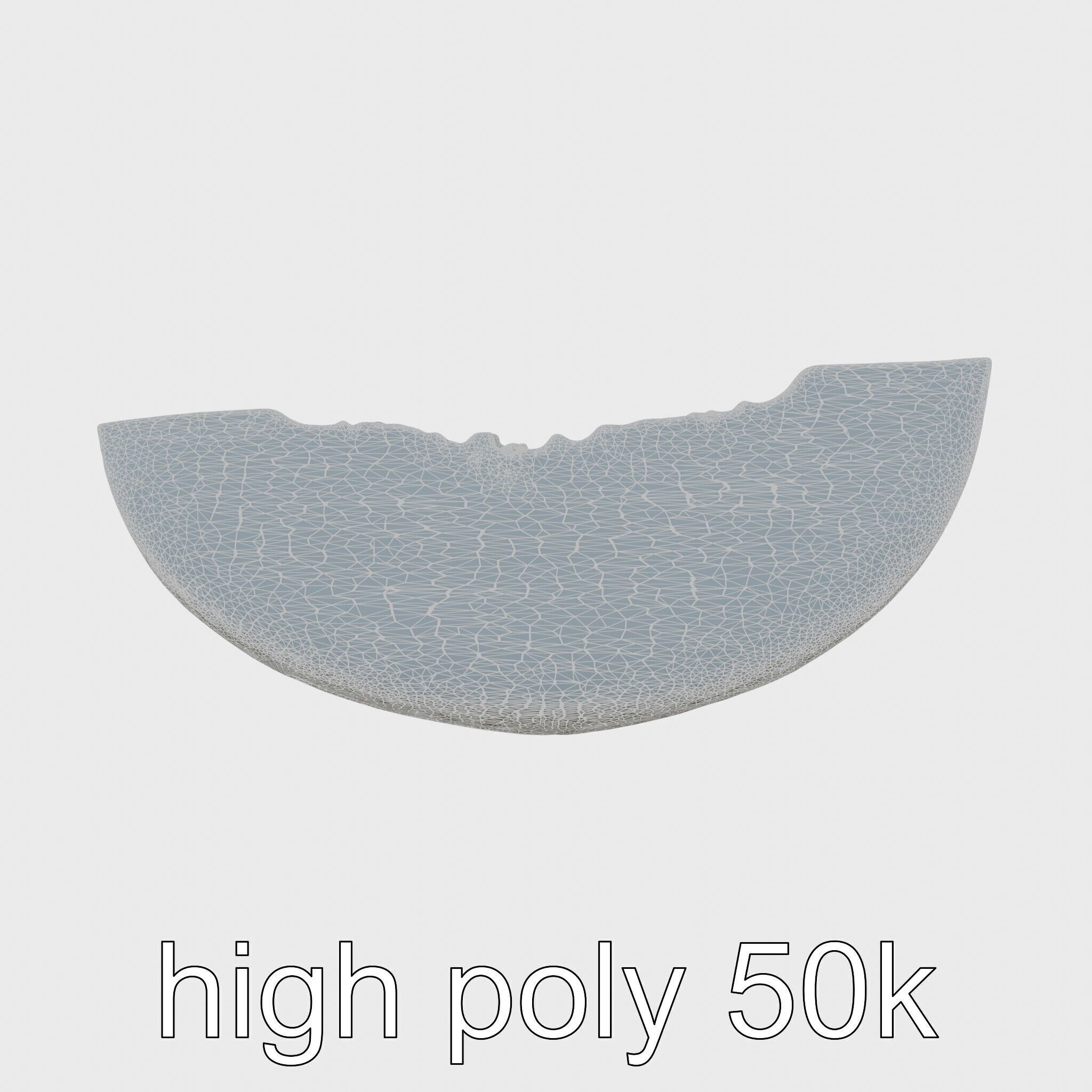 Sweet Melon Slice model pack Low-poly 3D model_29