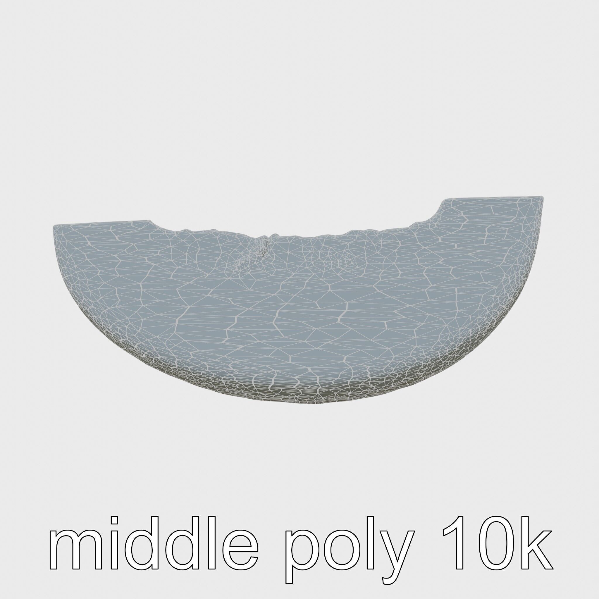 Sweet Melon Slice model pack Low-poly 3D model_24