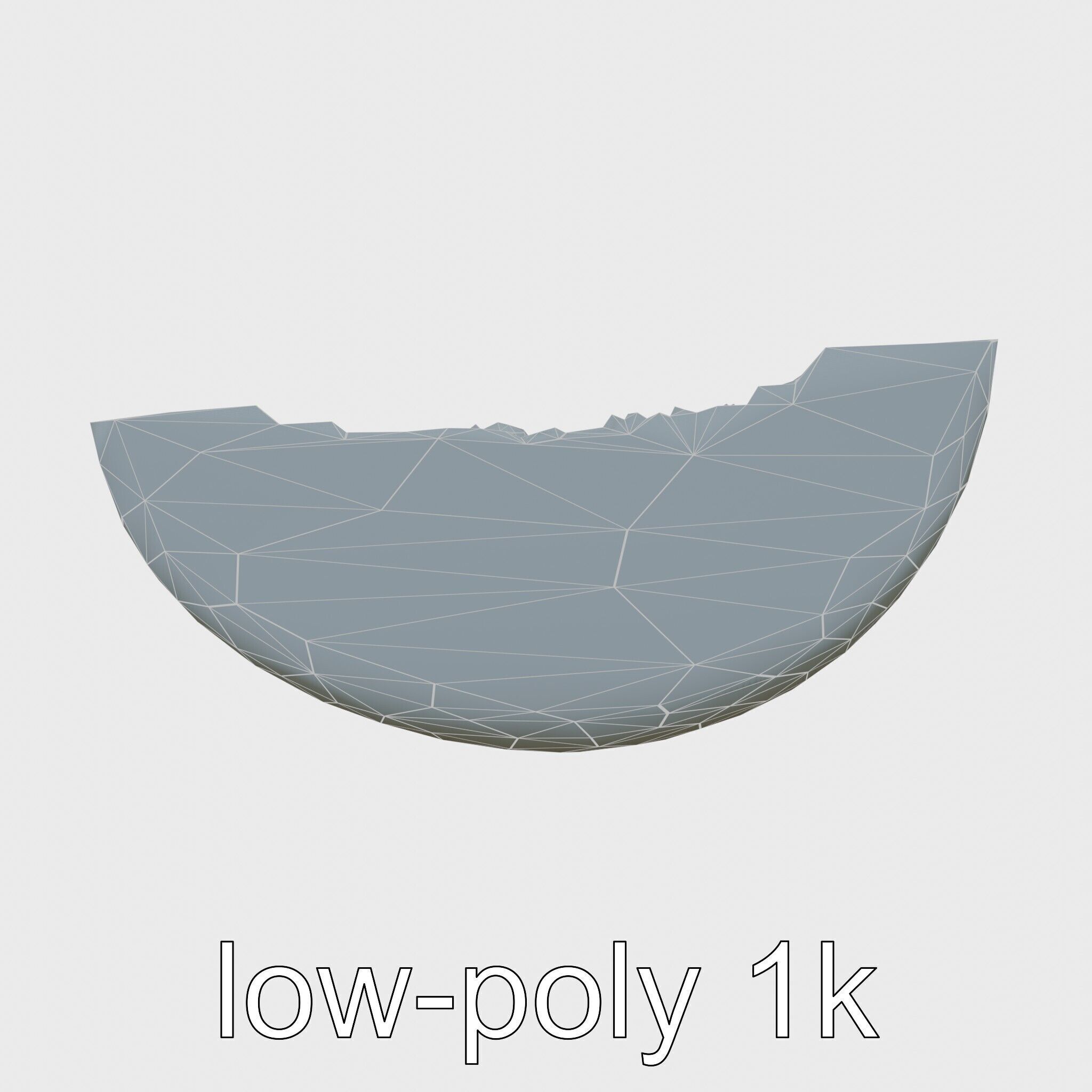 Sweet Melon Slice model pack Low-poly 3D model_18