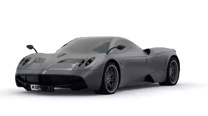 Pagani Huayra 3D Model High-Quality Detailed Design