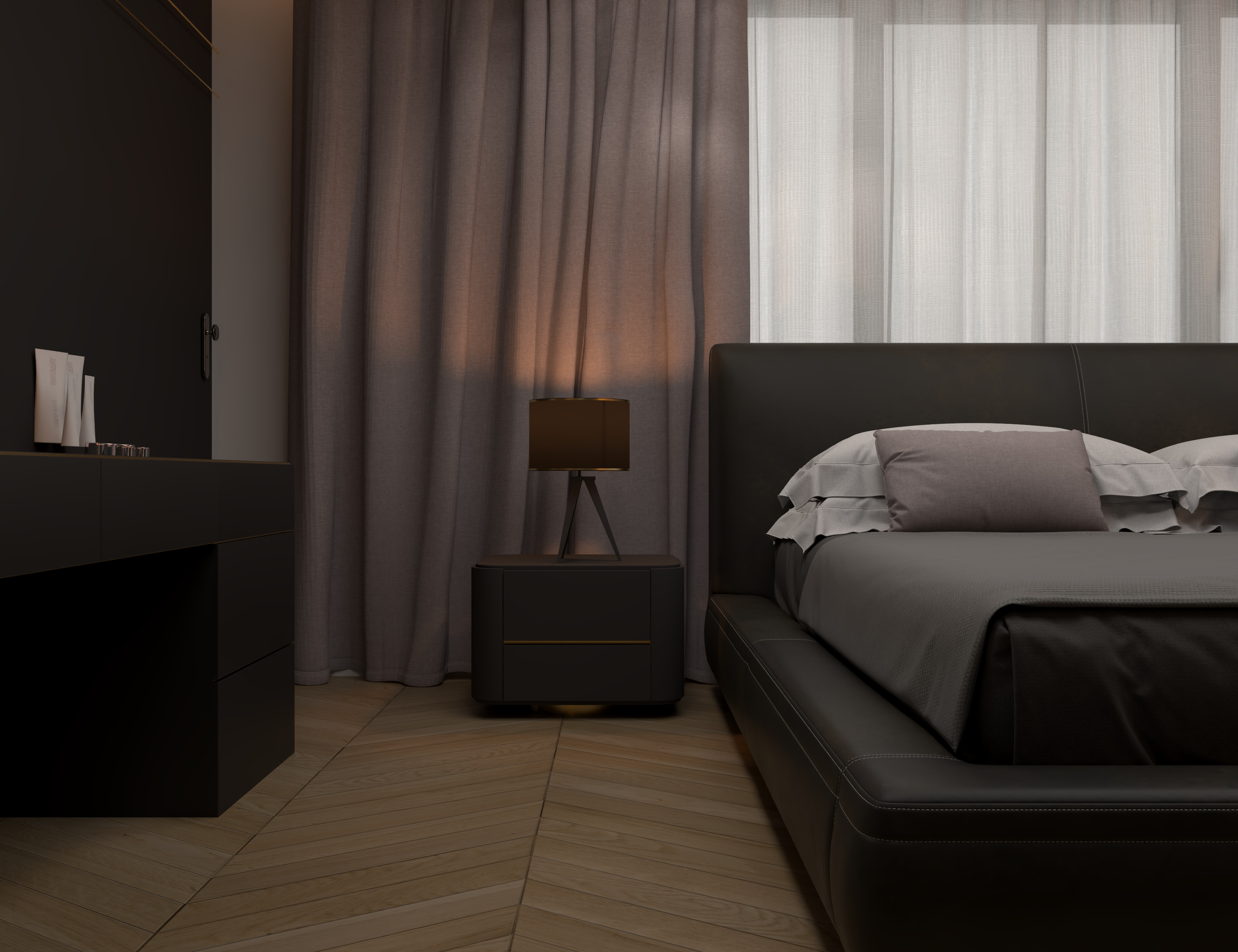 Master bedroom 3D model_2