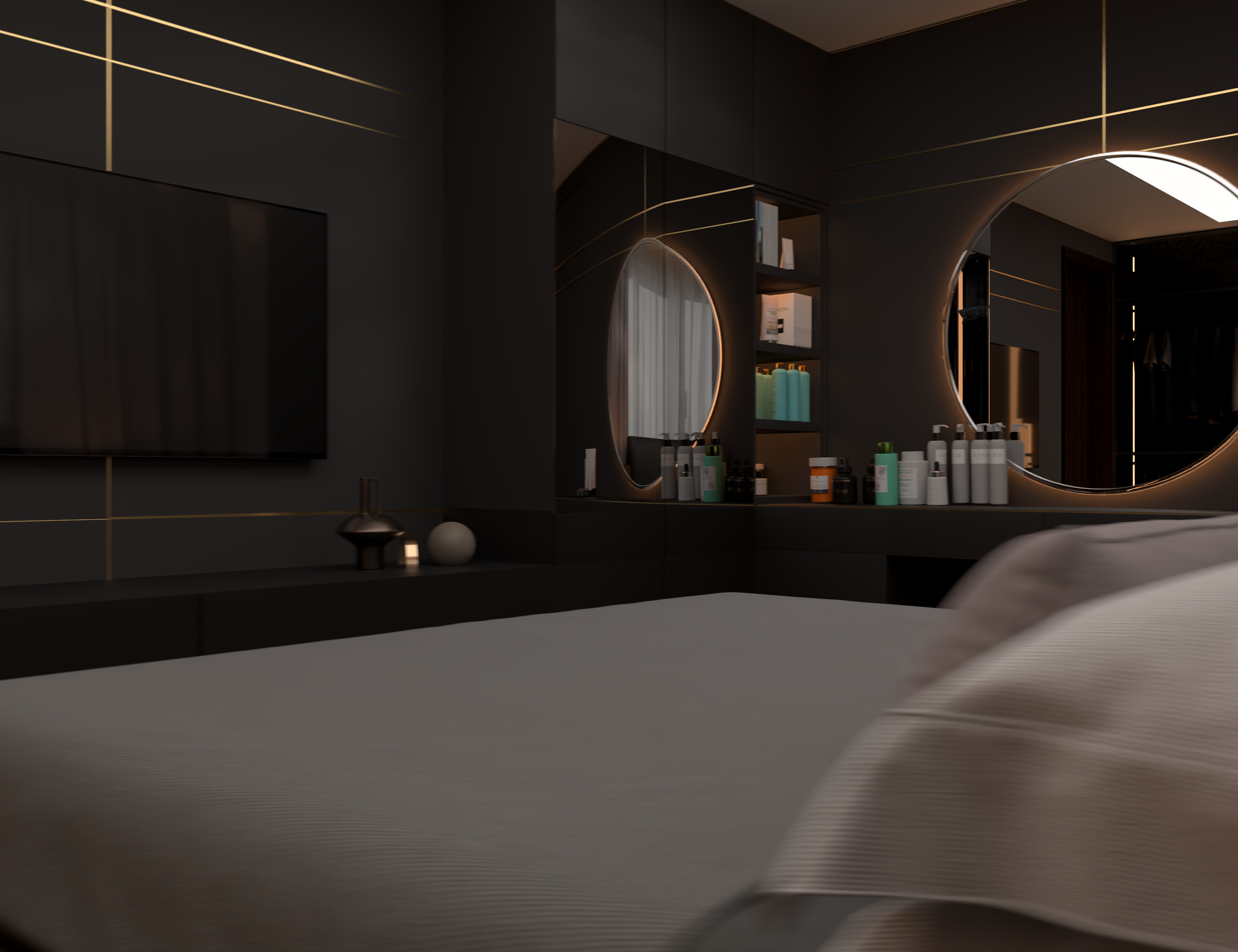 Master bedroom 3D model_1