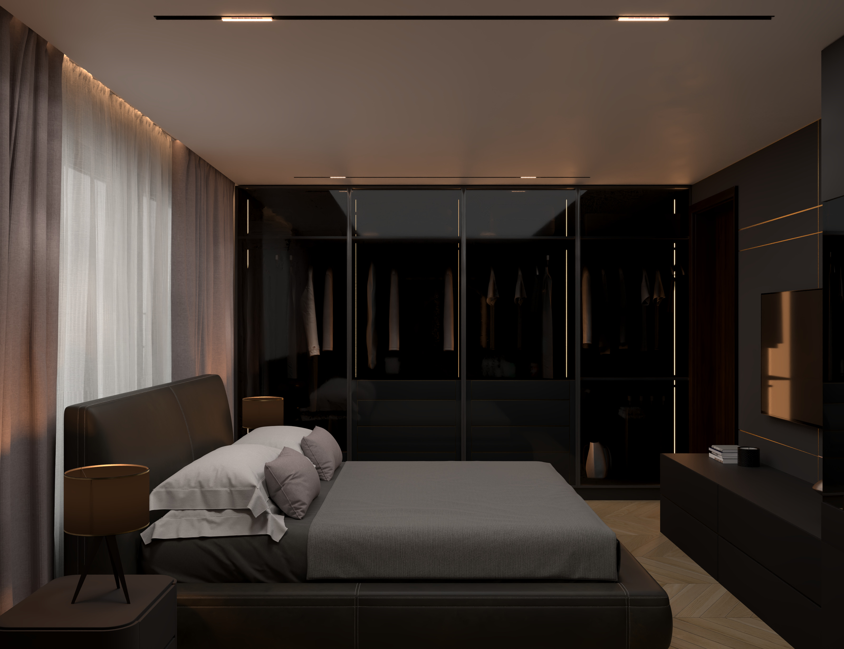 Master bedroom 3D model_5