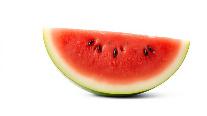 Juicy Watermelon Slice Summer Scene model pack Low-poly 3D model 4
