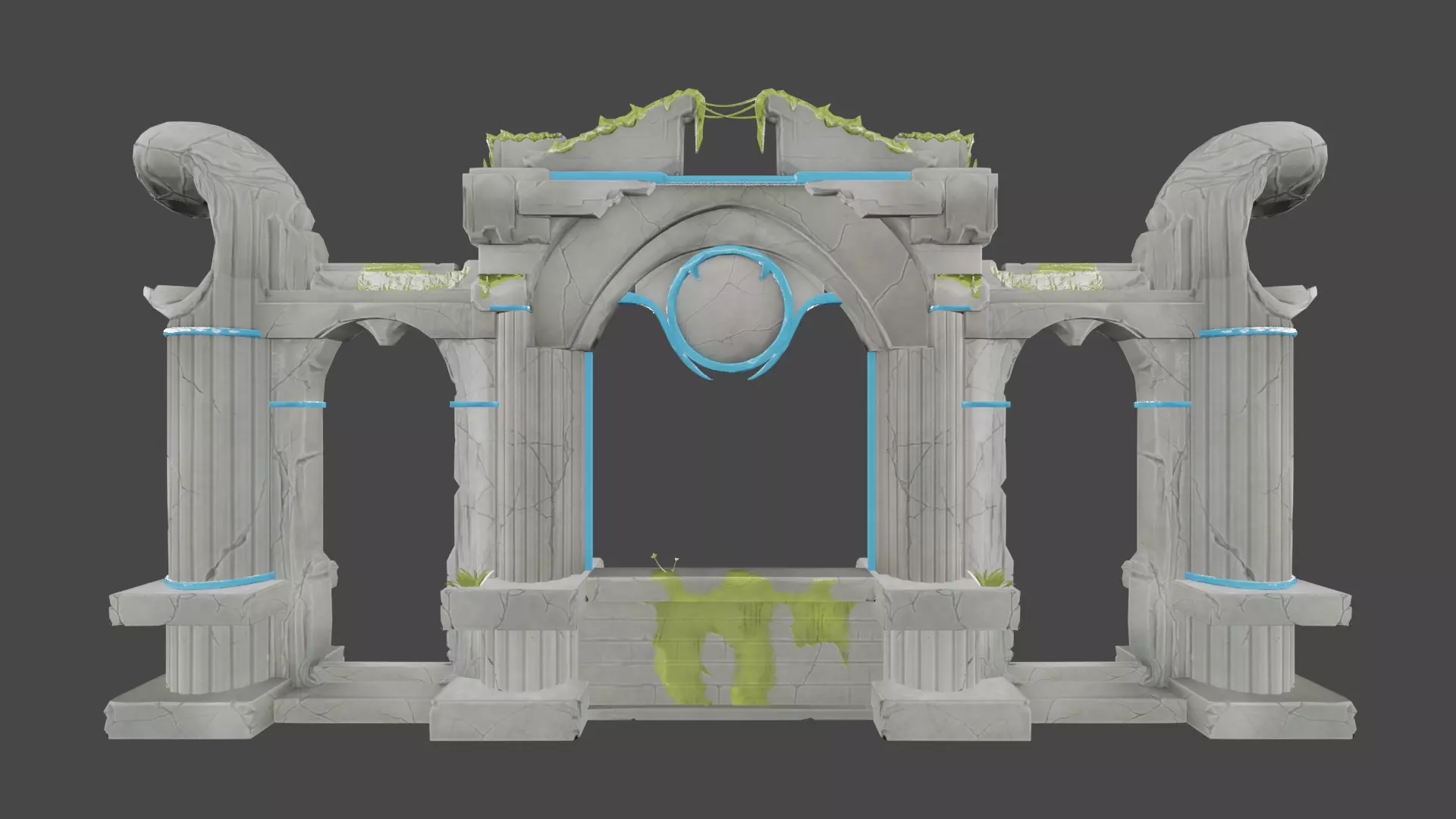 This is a broken relic 3D model_0