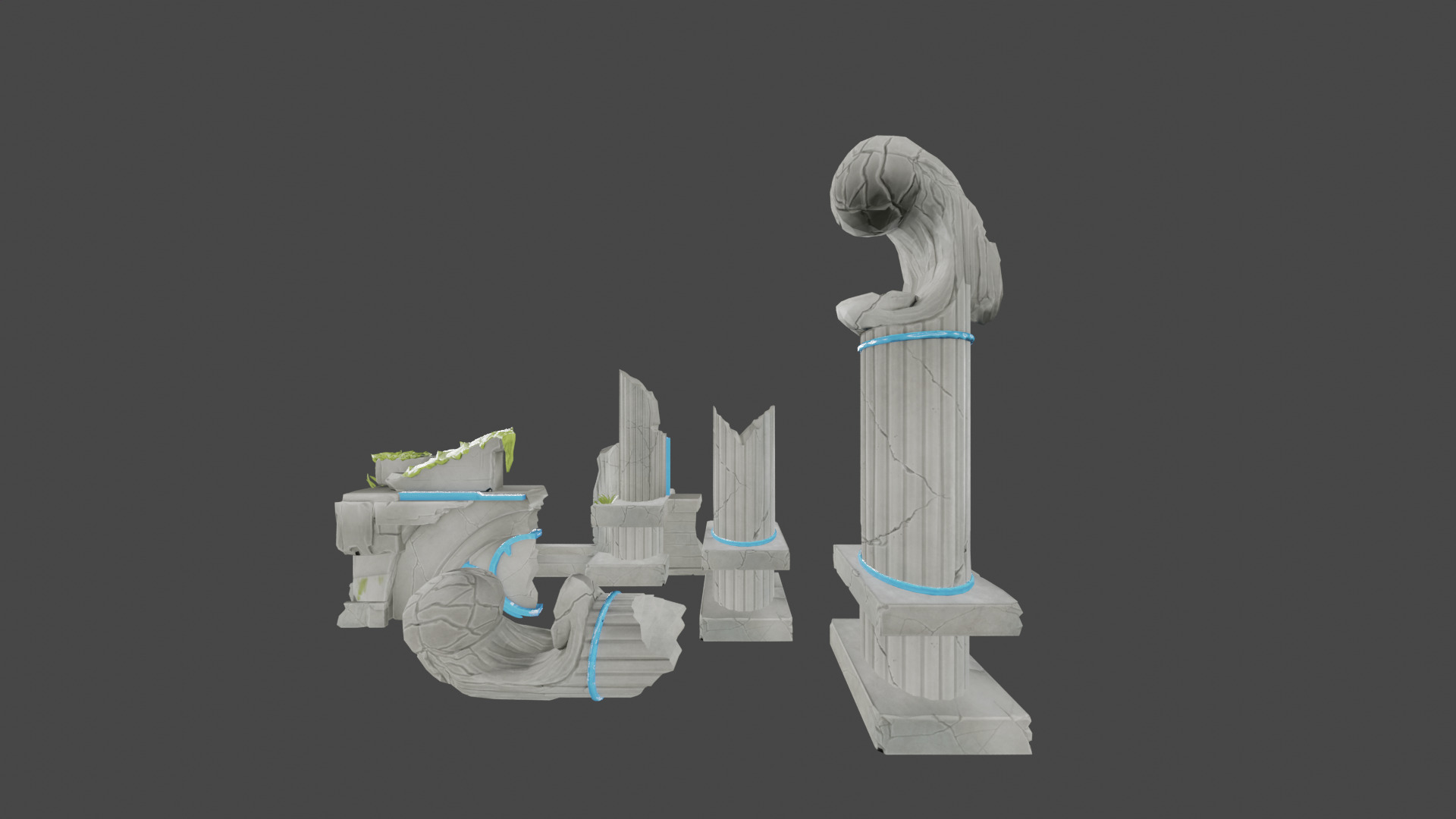 This is a broken relic 3D model_3