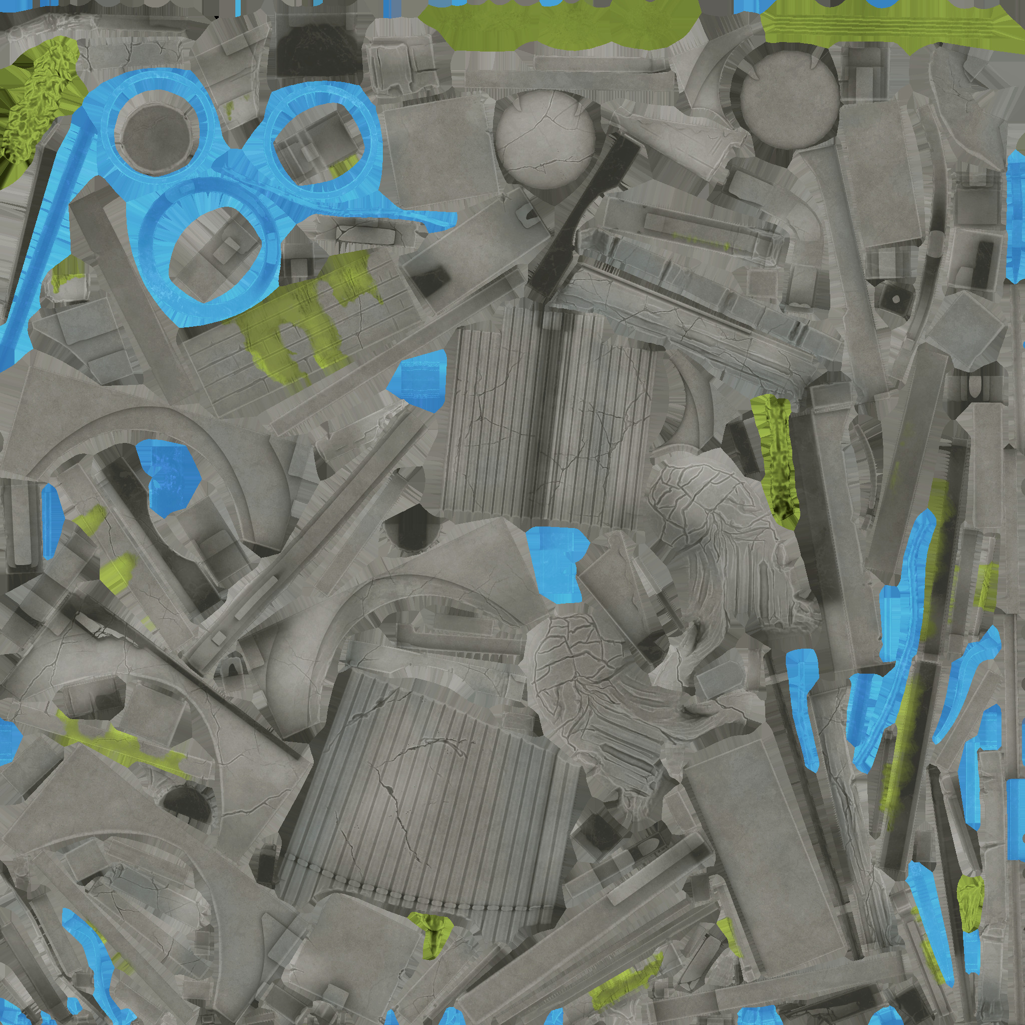 This is a broken relic 3D model_4