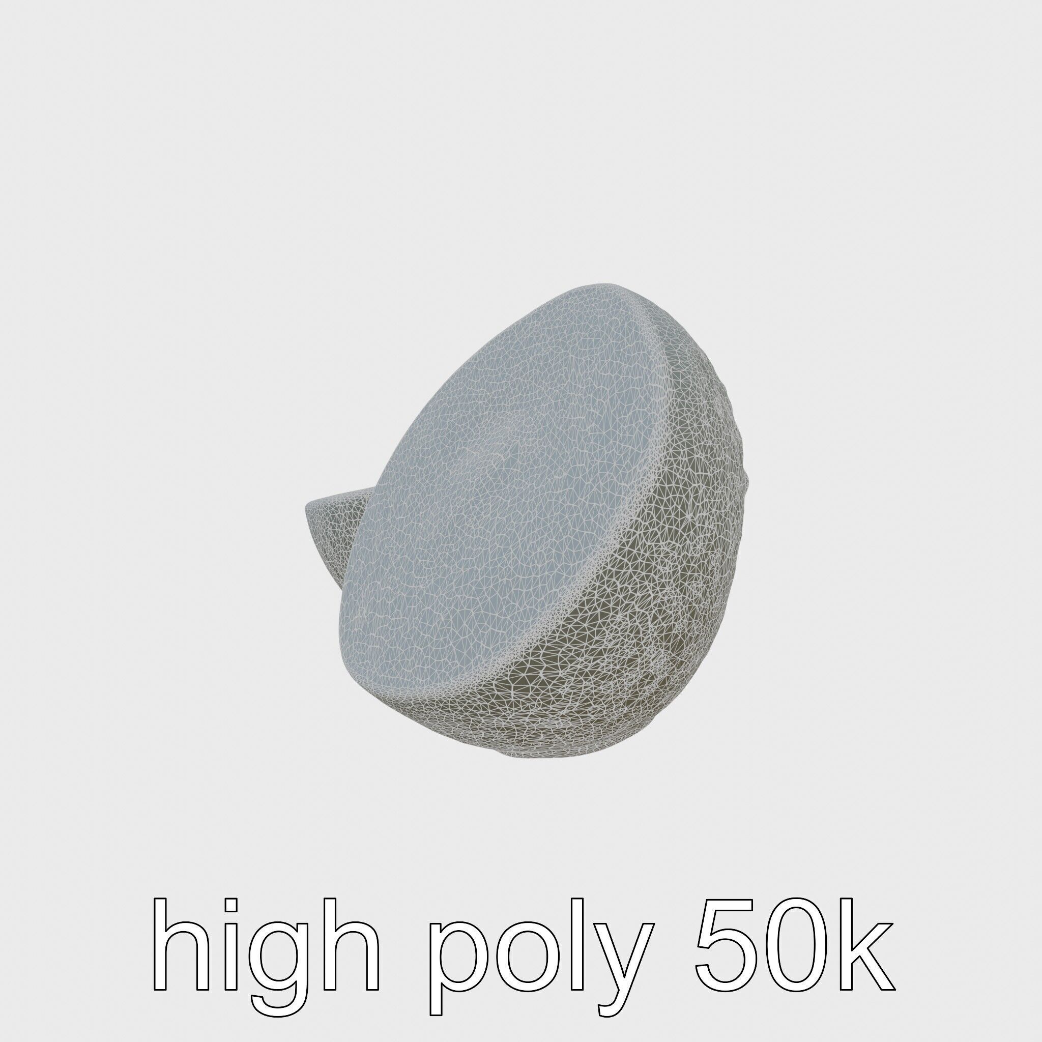 Kiwi Slice Photorealistic Model Pack Low-poly 3D model_8