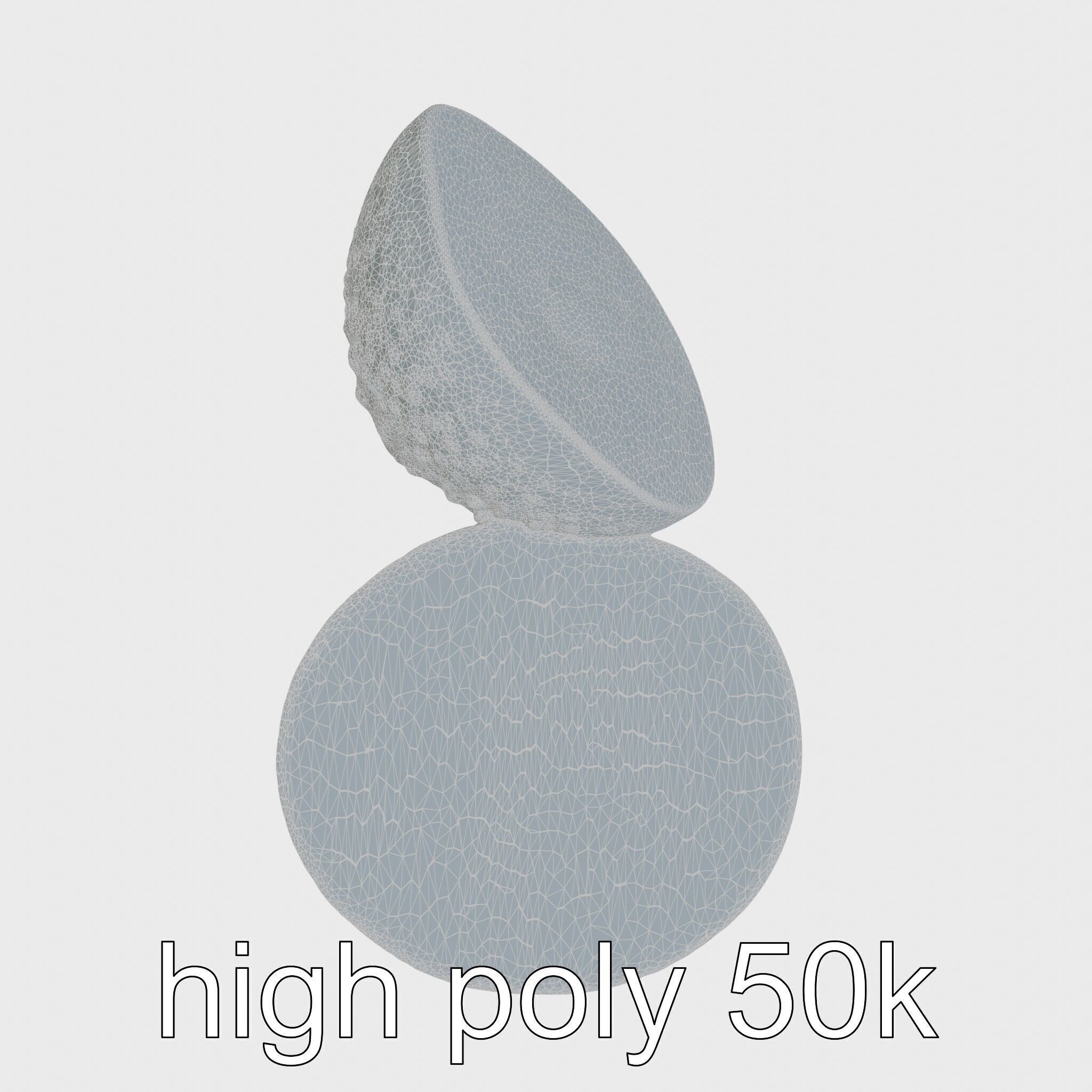 Kiwi Slice Photorealistic Model Pack Low-poly 3D model_33