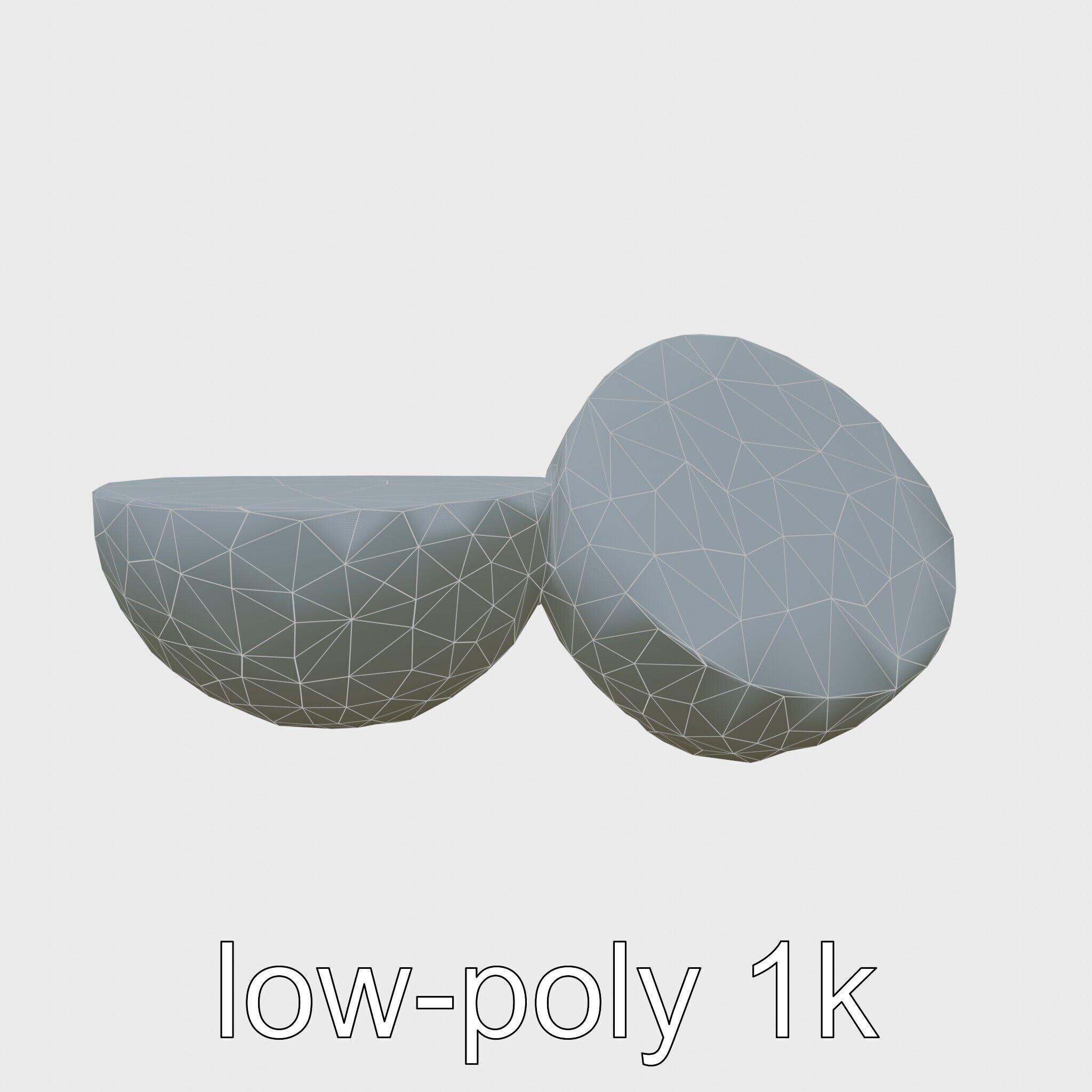 Kiwi Slice Photorealistic Model Pack Low-poly 3D model_22