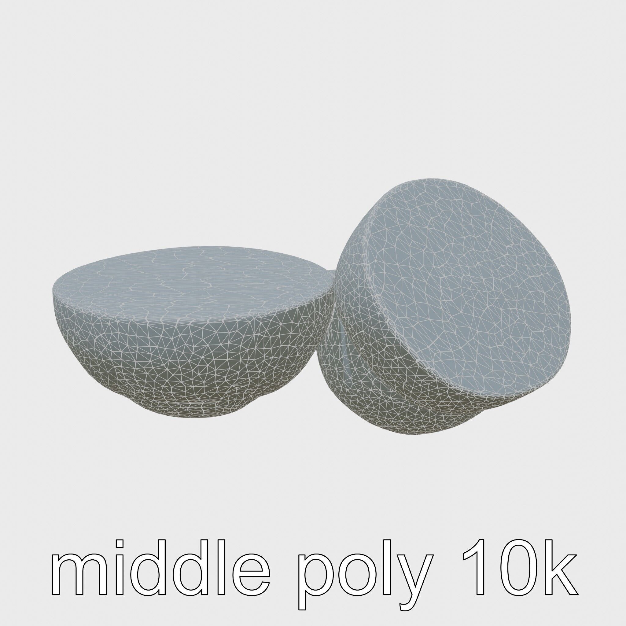 Kiwi Slice Photorealistic Model Pack Low-poly 3D model_31