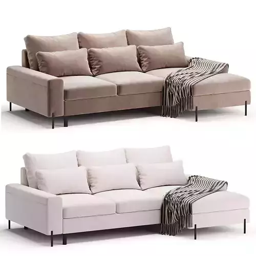 Sofa corner Haring Soft Terra