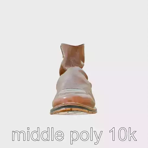 Antique Leather Riding Boots model pack