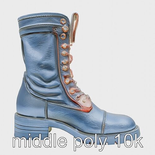 Mystical Glowing Boots 3D model pack Low-poly 3D model